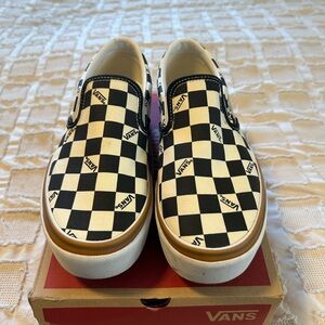 Vans Checkerboard Slip-On Sneakers